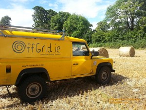 We slept in a stubble field at the Permaculture Gathering