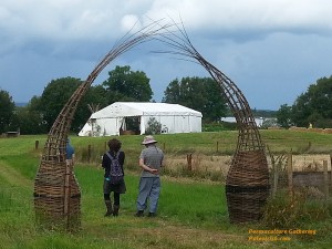 Wecome Gate at the Permaculture Gathering